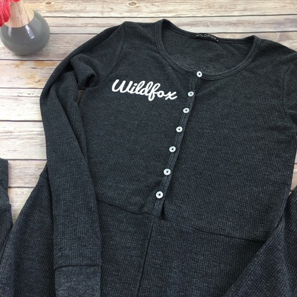 🌺SOLD🌺Wildfox thermal jumpsuit romper - Picture 3 of 5